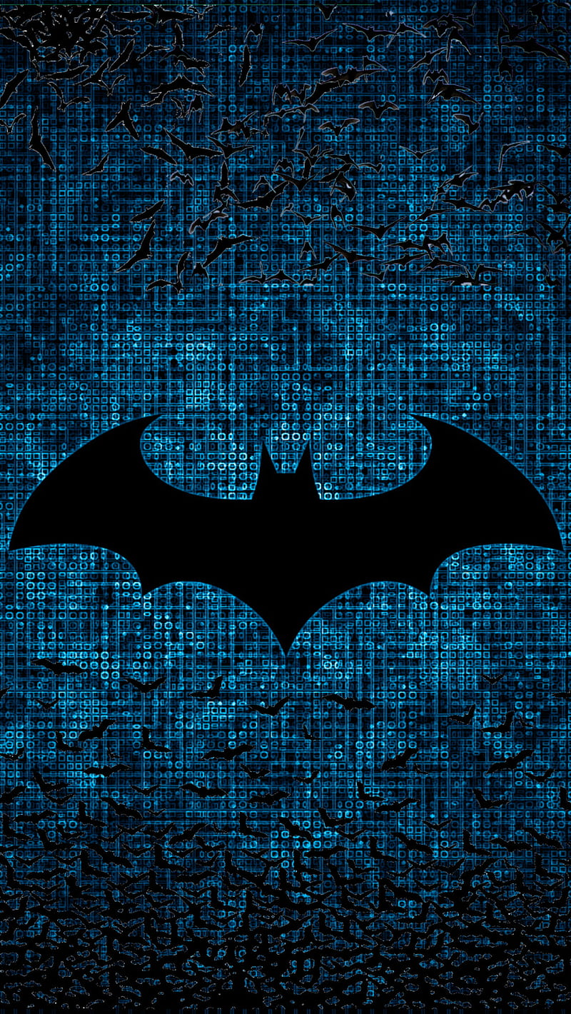 Batman logo, dark knight, justice league, the dark knight, HD phone wallpaper