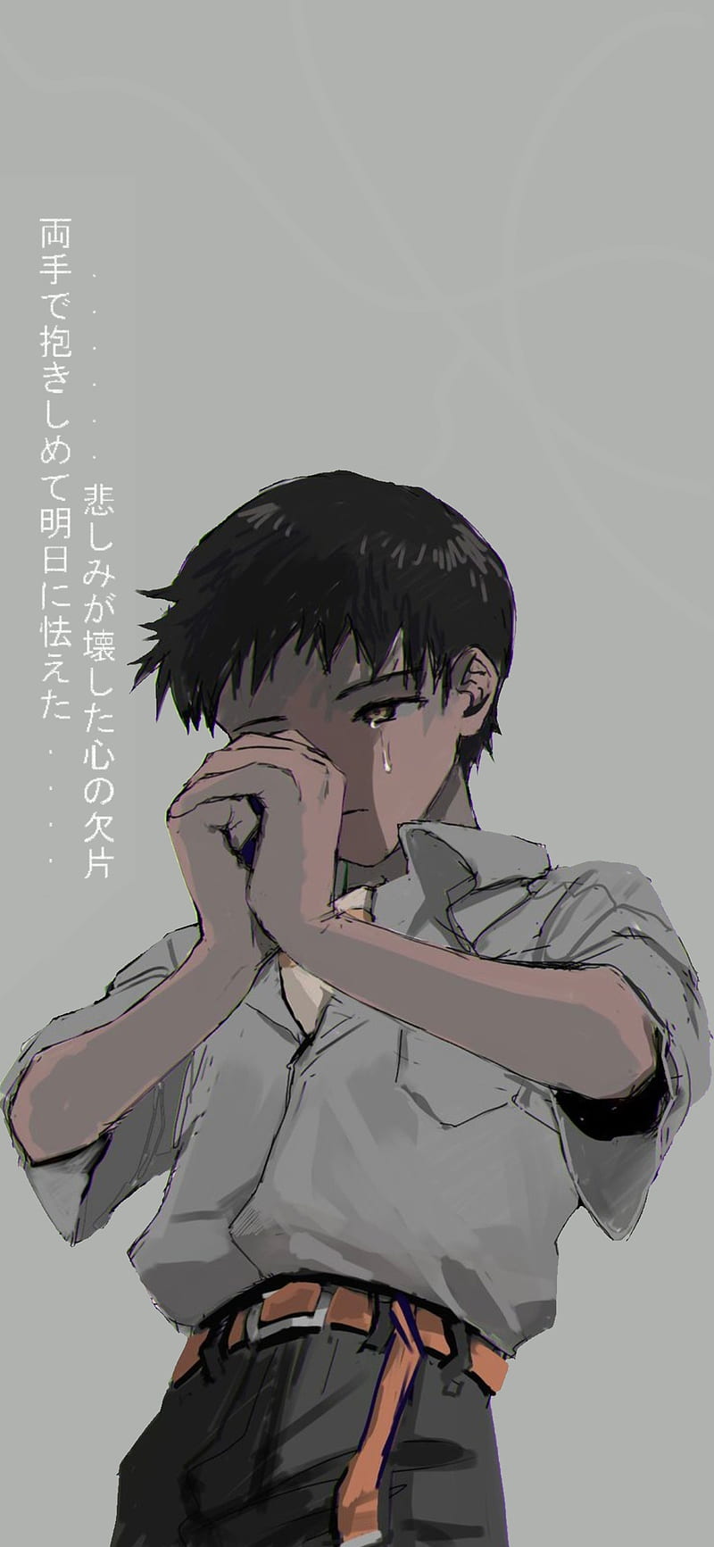 Shinji Ikari | Neon Genesis Evangelion | Anime Poster-demhanvico.com.vn