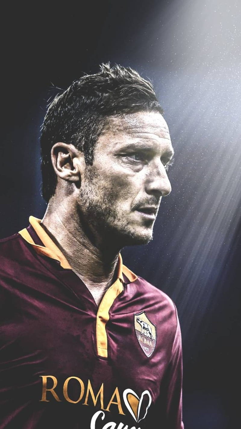 legend of Rome, barcelona, black, cr7, football, leo messi, real madrid, rome, sport, totti, uefa champions league, HD phone wallpaper