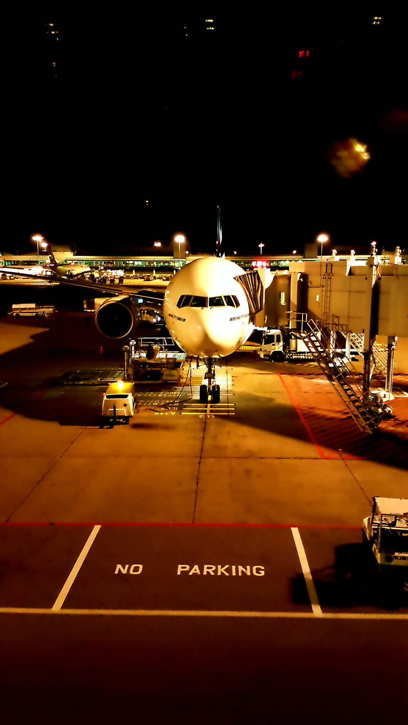 Plane, 777, airport, boeing, s6edge, HD phone wallpaper