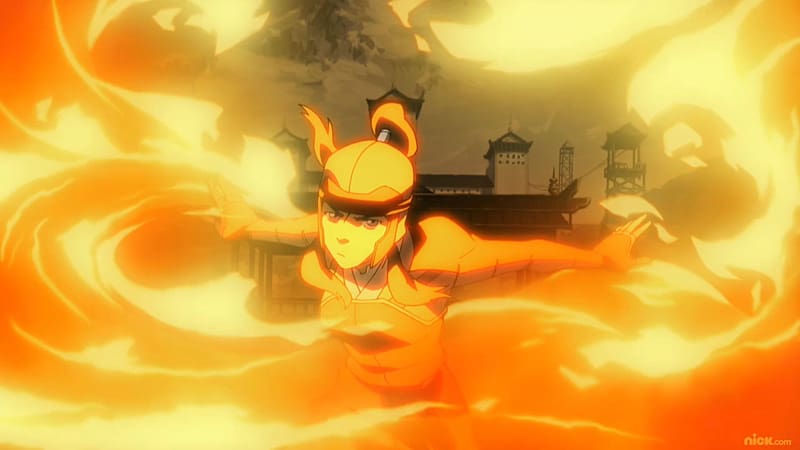 Anime, Fire, Blue Eyes, Ponytail, Korra (The Legend Of Korra), Avatar: The Legend Of Korra, Avatar (Anime), HD wallpaper
