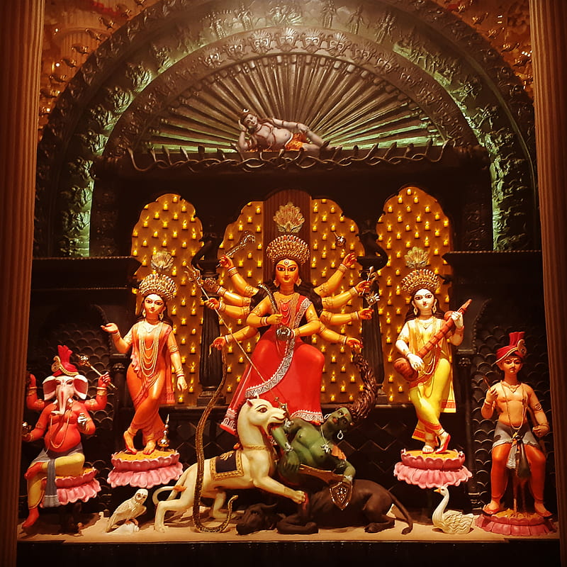 Maa Durga, god, india, HD phone wallpaper