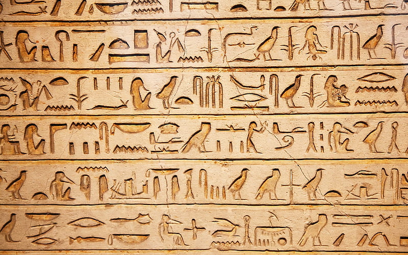 Hieroglyphics, communication, ancient, symbols, egyptian, HD wallpaper