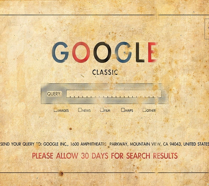 Reto Google, classic, google, postcards, retro, web, HD wallpaper