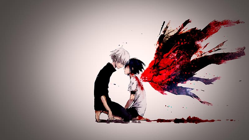 anime guy with white hair and glasses holding his hand to his face, ken  kaneki, kaneki ken, tall anime guy with blue eyes, trigger anime artstyle -  SeaArt AI