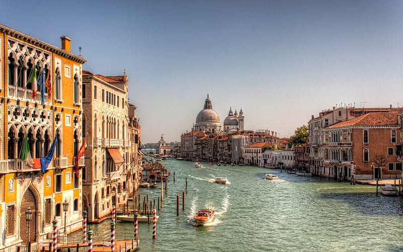 Venice, Grand Canal, summer, evening, tourism, Italy, San Giorgio ...