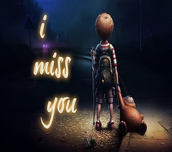 I Miss you, alone, hurts, love, miss you, sad, waiting for you, HD wallpaper  | Peakpx