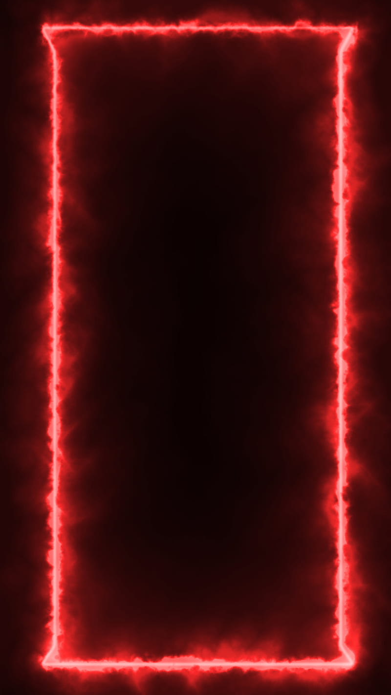 Marco de neón rojo, negro, color, Fondo de pantalla de teléfono HD | Peakpx
