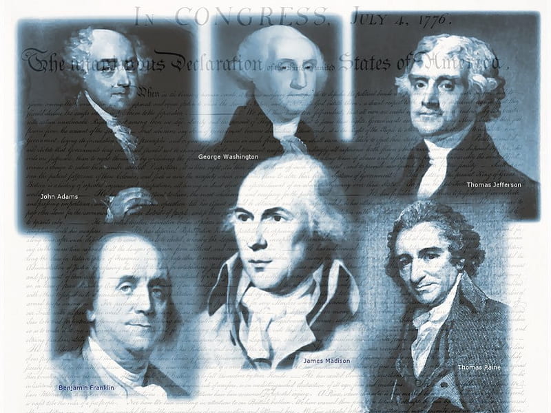 America's Founding Fathers, the founding fathers, Americas Founding Fathers, washington jefferson franklin, american revolution, HD wallpaper