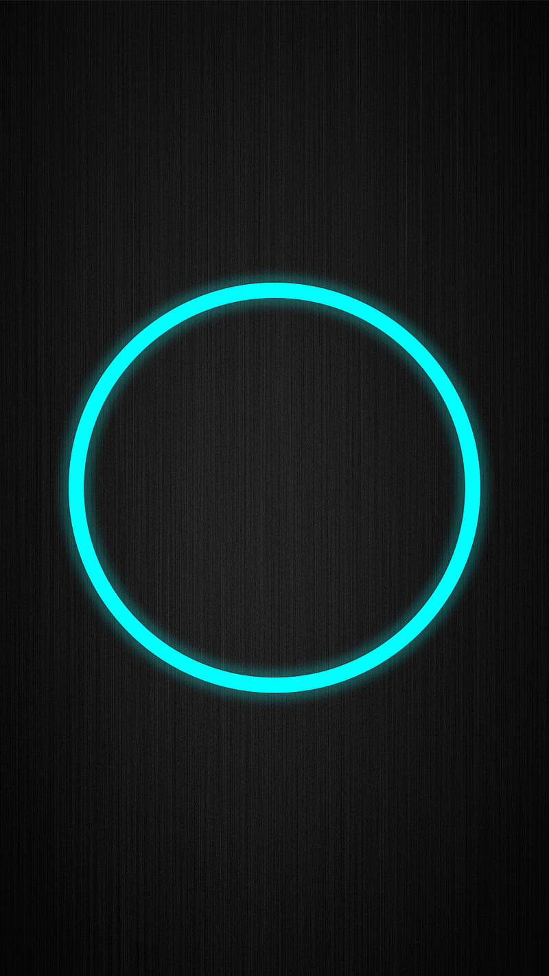 Neon Circle, HD phone wallpaper