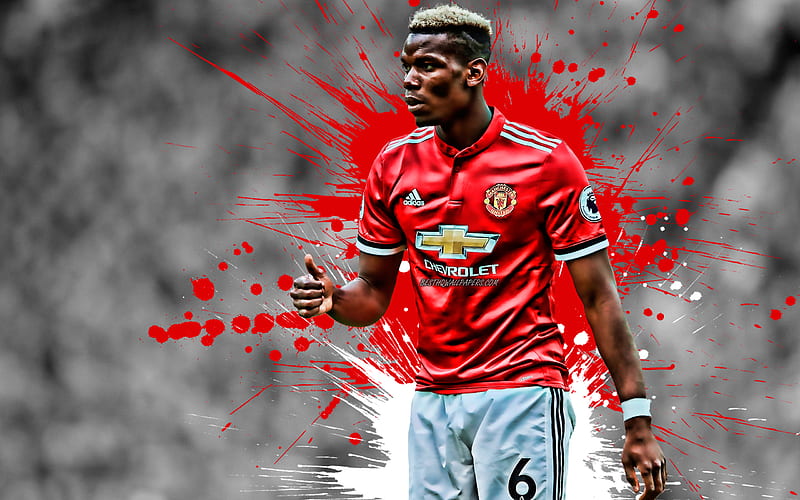 Video Games Wallpaper, FIFA, Soccer, Paul Pogba, Men's Red And White Jersey  Shirt - Wallpaperforu