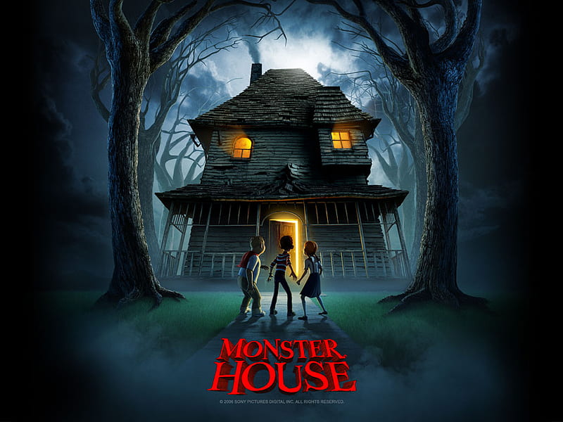 Monster House, sony, 3d animation, HD wallpaper | Peakpx