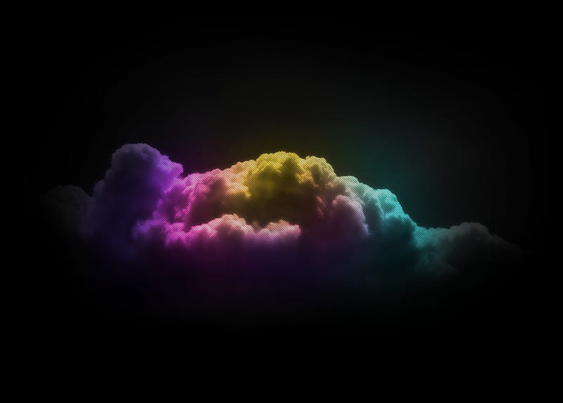 Background54334jpg, groovy, clouds rainbow colours, HD wallpaper