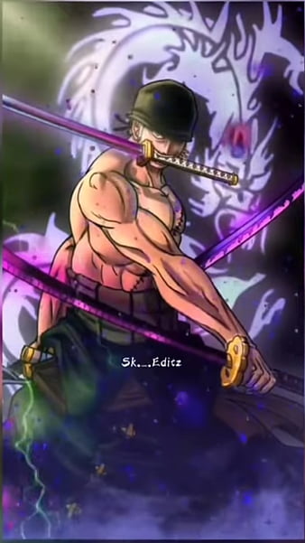 Zoro-Enma, enma, one piece, pirate, pirate hunter, pirates, roronoa,  roronoa zoro, HD phone wallpaper