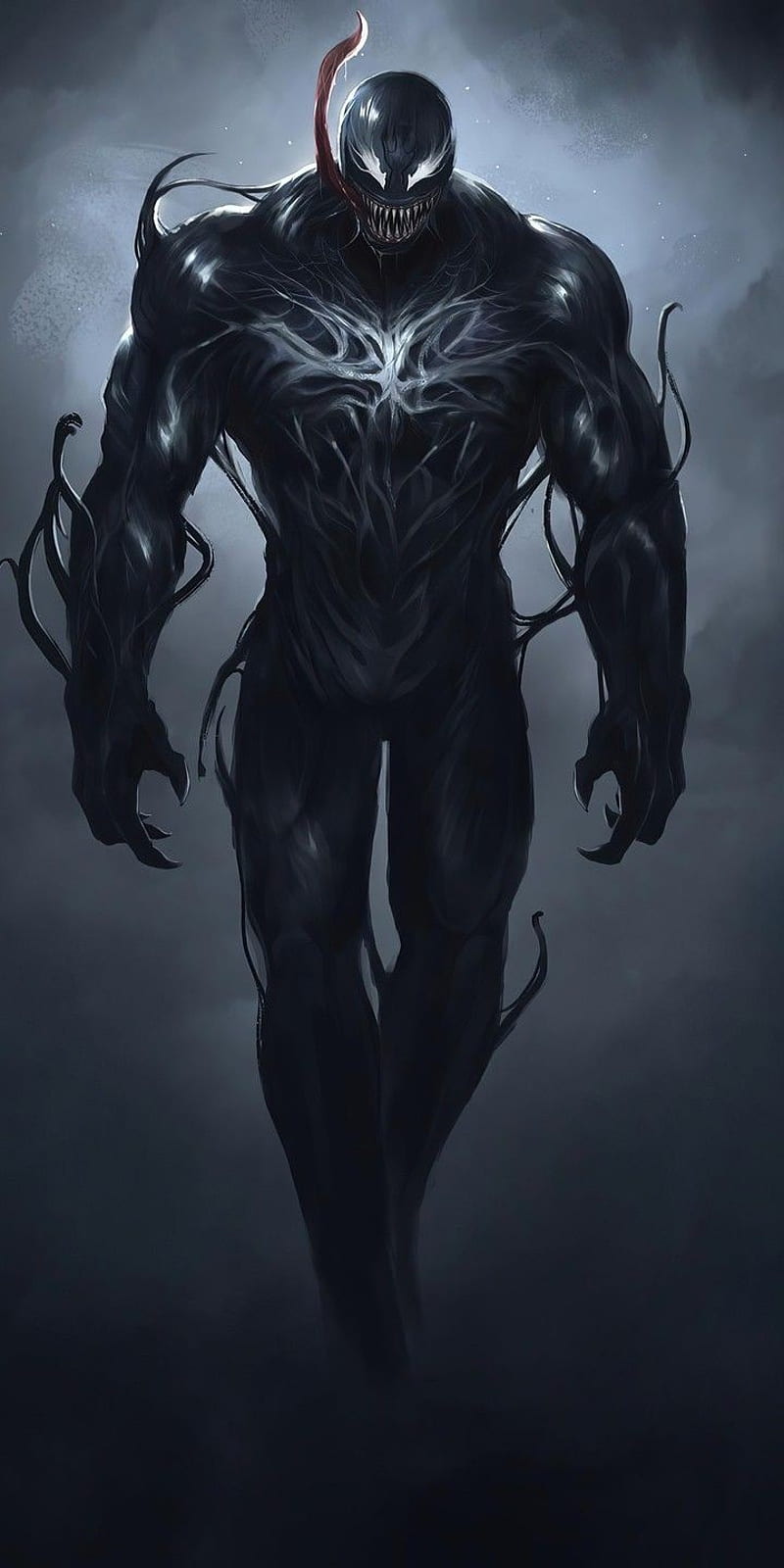 Venom, antihero, flash thompson, marvel, spider-man, spiderman, HD phone wallpaper