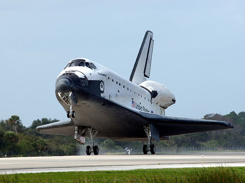 Space Shuttle Endeavor Landing, space shuttle, endeavor, HD wallpaper