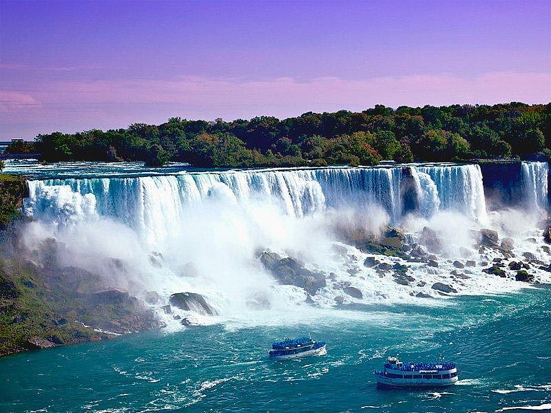 Niagara Falls and Boats, American Side, boats, niagara, sky, falls, HD ...