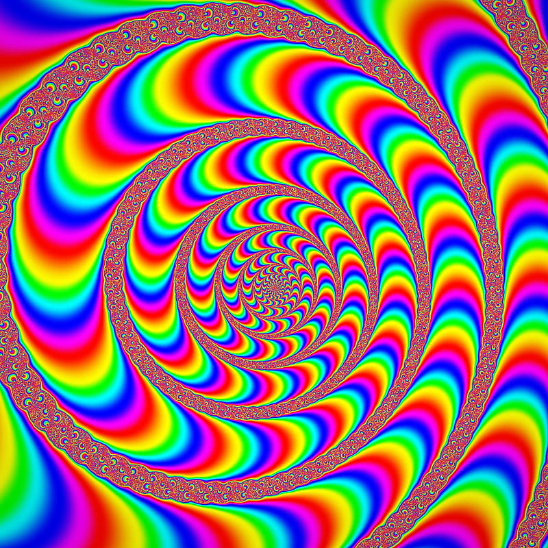 psicodelia, color, swirl, trip, twirl, HD phone wallpaper
