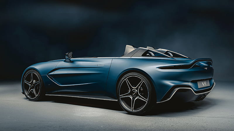 Aston Martin, Aston Martin V12 Speedster, Blue Car, Car, Speedster, Sport Car, HD wallpaper