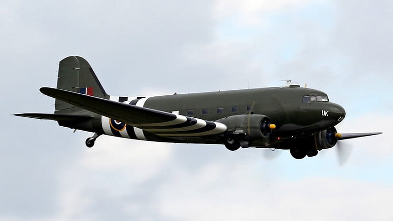 Douglas C-47 Dakota, Douglas, C47, Dakota, guerra, Skytrain, Ww2, Transport, HD wallpaper