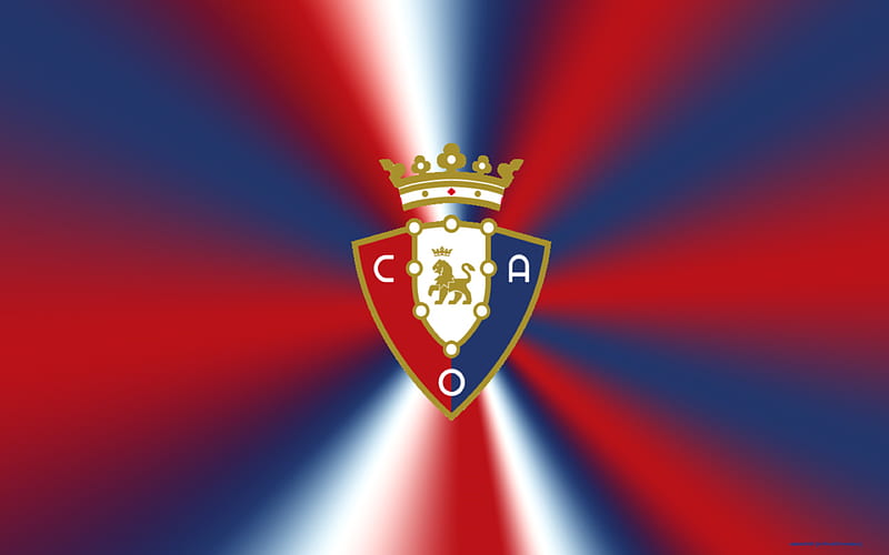CA Osasuna, burst, club, emblem, football, logo, HD wallpaper