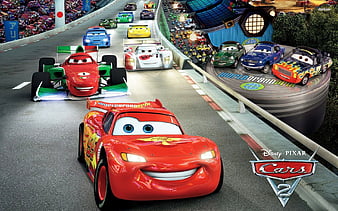 Cars Race o rama wallpaper  Disney cars, Cars movie, Lightning mcqueen