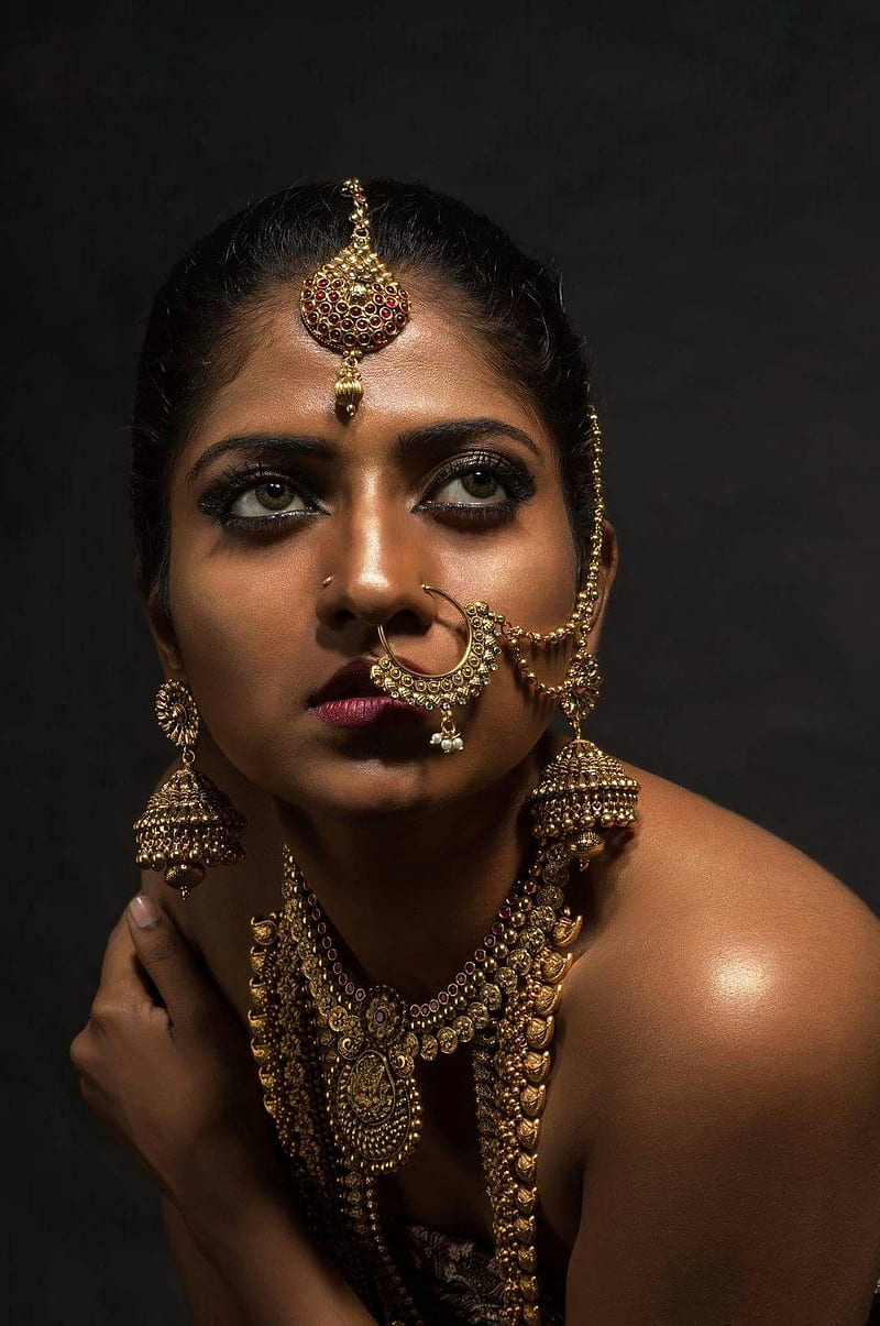 Shobana Karthikeyan, jewelry, model, HD phone wallpaper | Peakpx