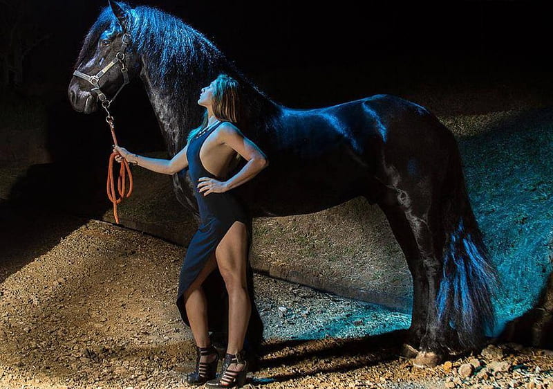 friends, Woman horse, Beauty, model, Lovely, bonito, Girl, horse, sexy, HD wallpaper