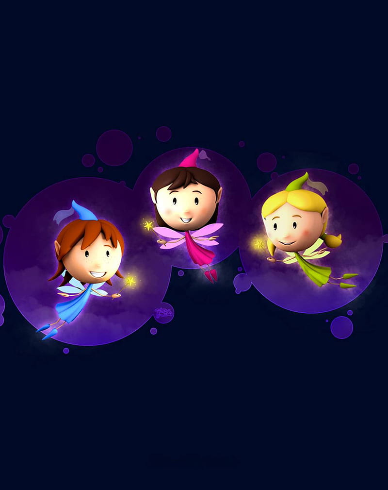 3 Fairies, cute, fairy, HD phone wallpaper | Peakpx