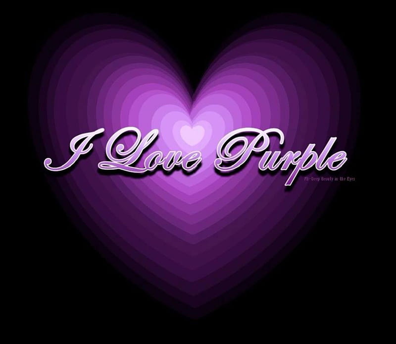 I Love Purple, Purple, I, Colors, Love, HD wallpaper
