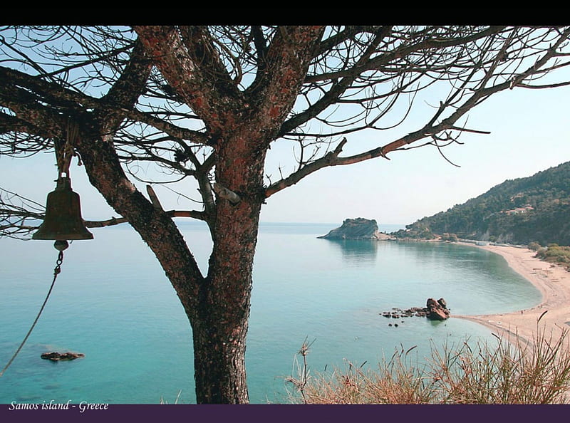 Samos Island Greece, greece, beach, europe, greek, samos, sea, HD wallpaper