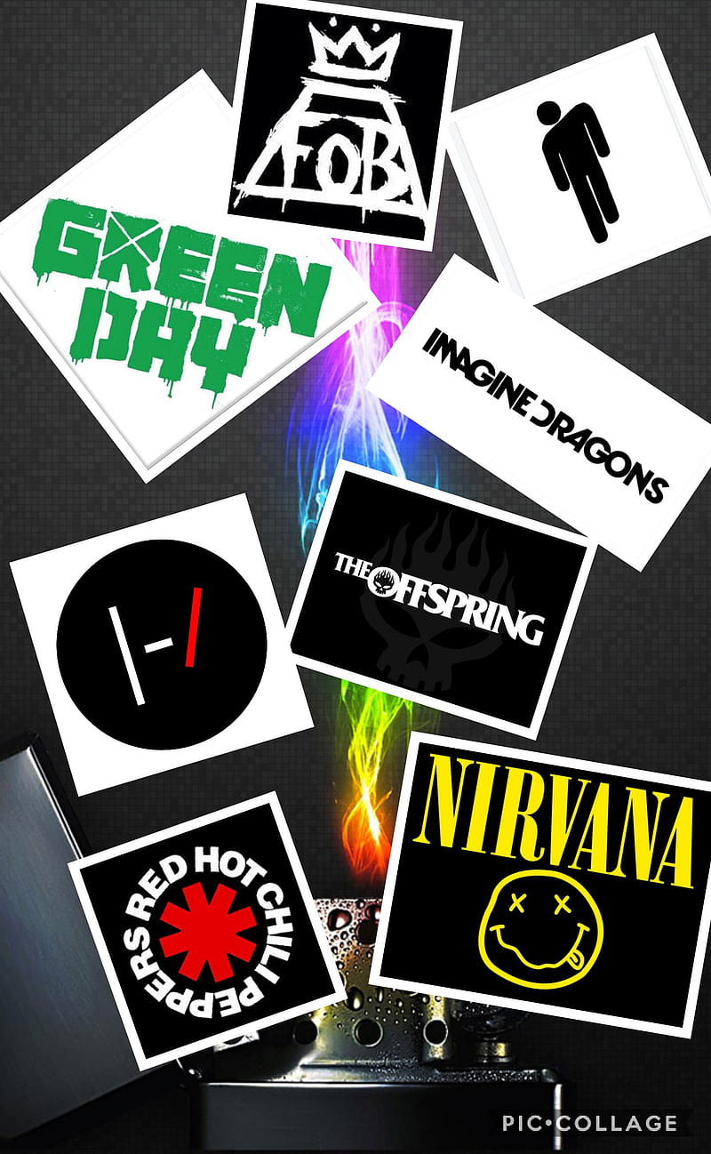 Grunge band, greenday, offspring, redhotchilipeppers, twentyonepilots, nirvana, falloutboy, billieeilesh, imaginedragons, HD phone wallpaper