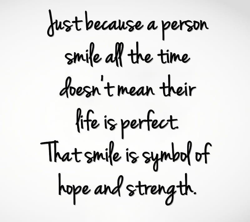Hope And Strength, cool, life, new, person, quote, sayng, HD wallpaper