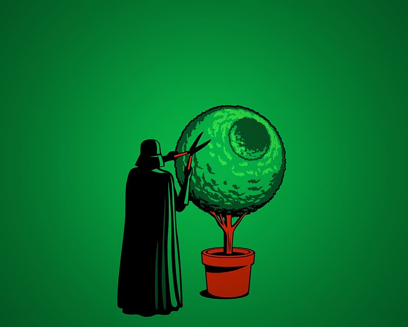 Star Wars, Darth Vader, Humor, Death Star, HD wallpaper