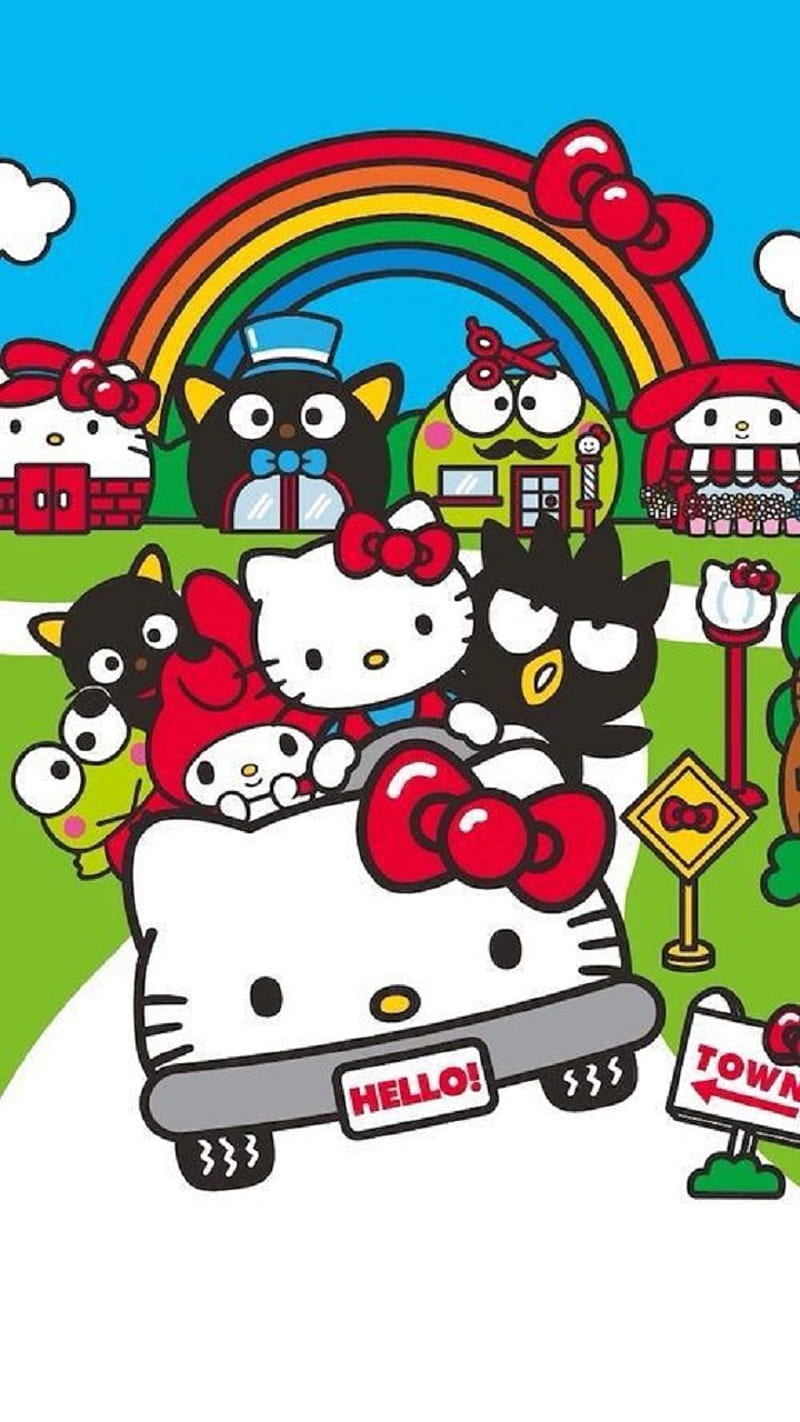 Hello Kitty, anime, kitty, HD phone wallpaper
