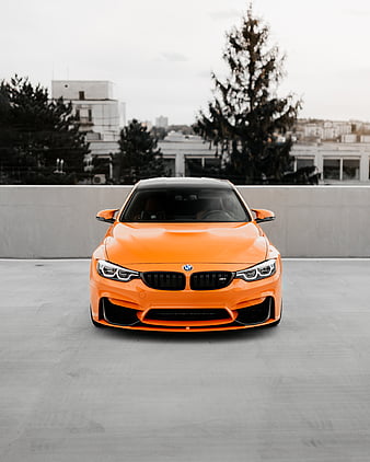 Car, bmw, orange, HD phone wallpaper | Peakpx