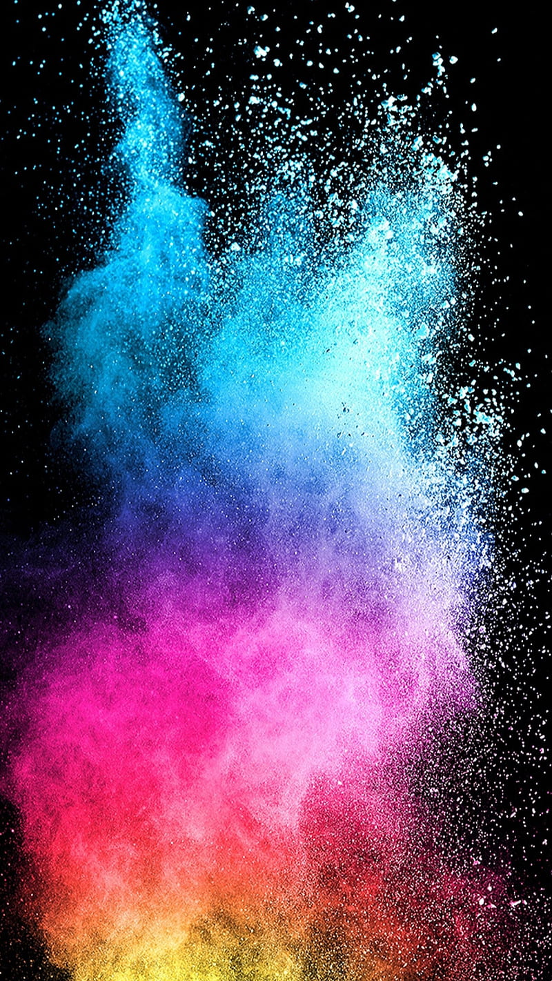 Explosion, color, splash, galaxy, colour, turquoise, dust, HD phone  wallpaper | Peakpx