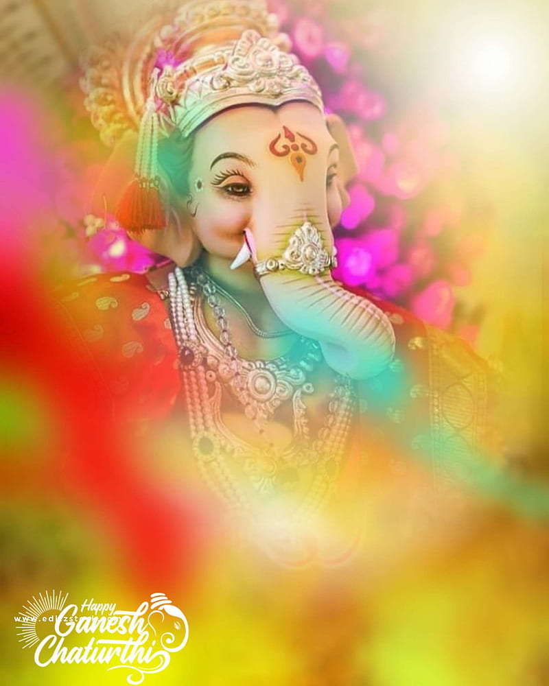 Ganesh chaturthi editing background, Chintamani Ganpati, HD phone wallpaper