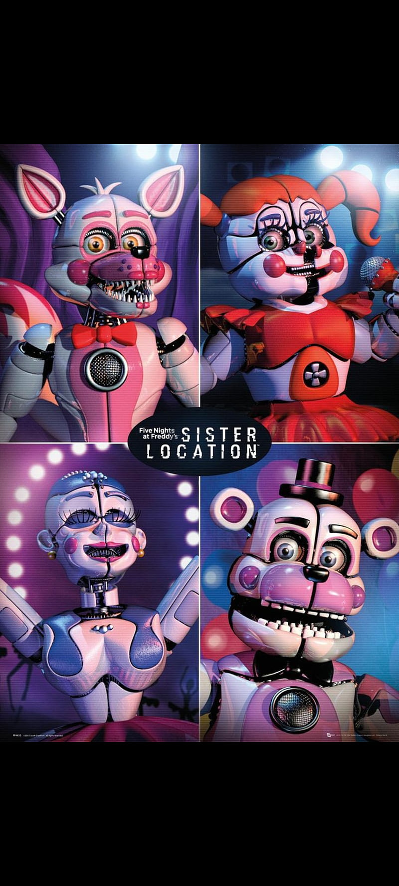 sister location , animatronics, balorra, circus baby, fnaf, funtime foxy, funtime freddy, sister location, HD phone wallpaper