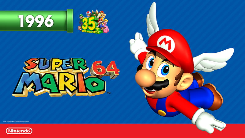 Mario, Super Mario 64, HD wallpaper