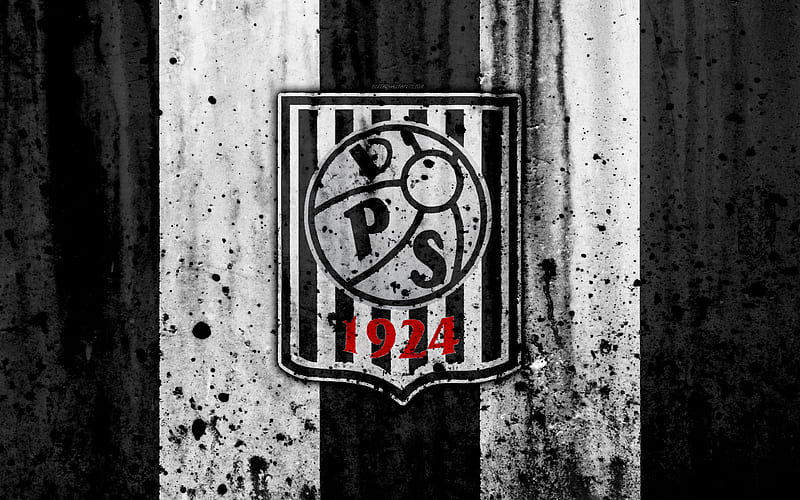 FC Vaasan Palloseura, grunge, Veikkausliiga, soccer, art, football club, Finland, Vaasan Palloseura, logo, stone texture, Vaasan Palloseura FC, HD wallpaper
