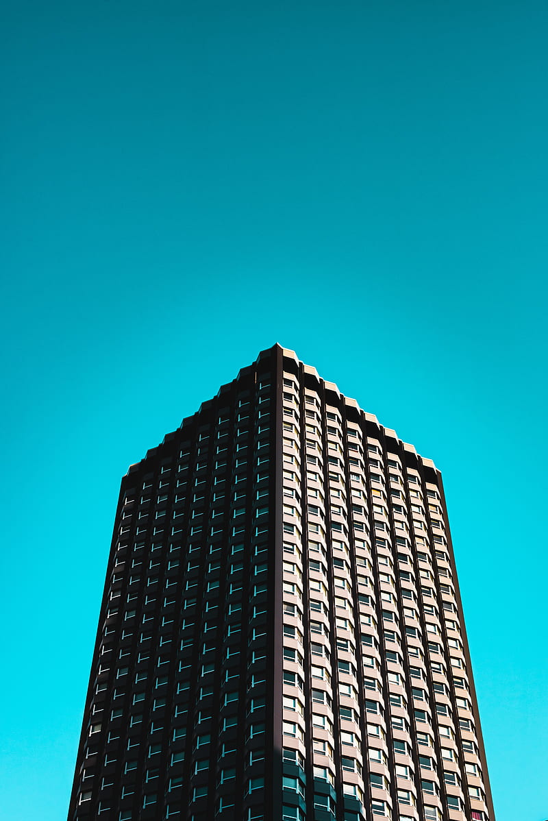 building, skyscraper, minimalism, architecture, HD phone wallpaper