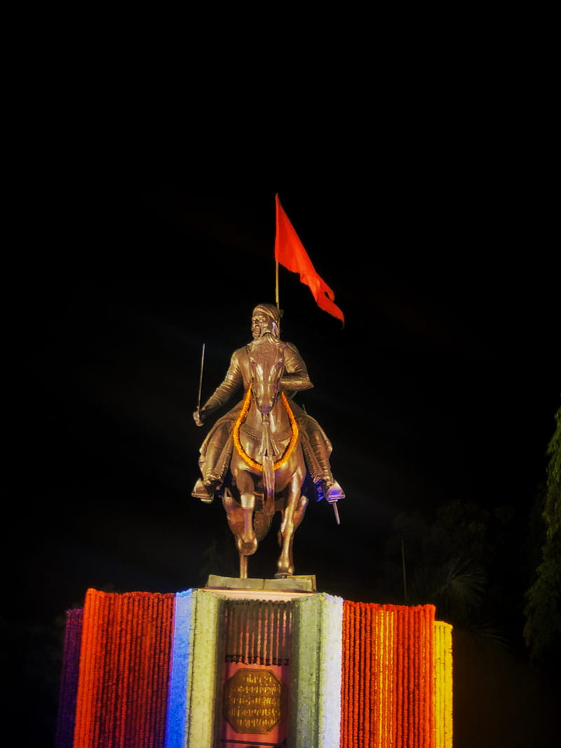Shivaji maharaj, god, me, red, HD phone wallpaper | Peakpx