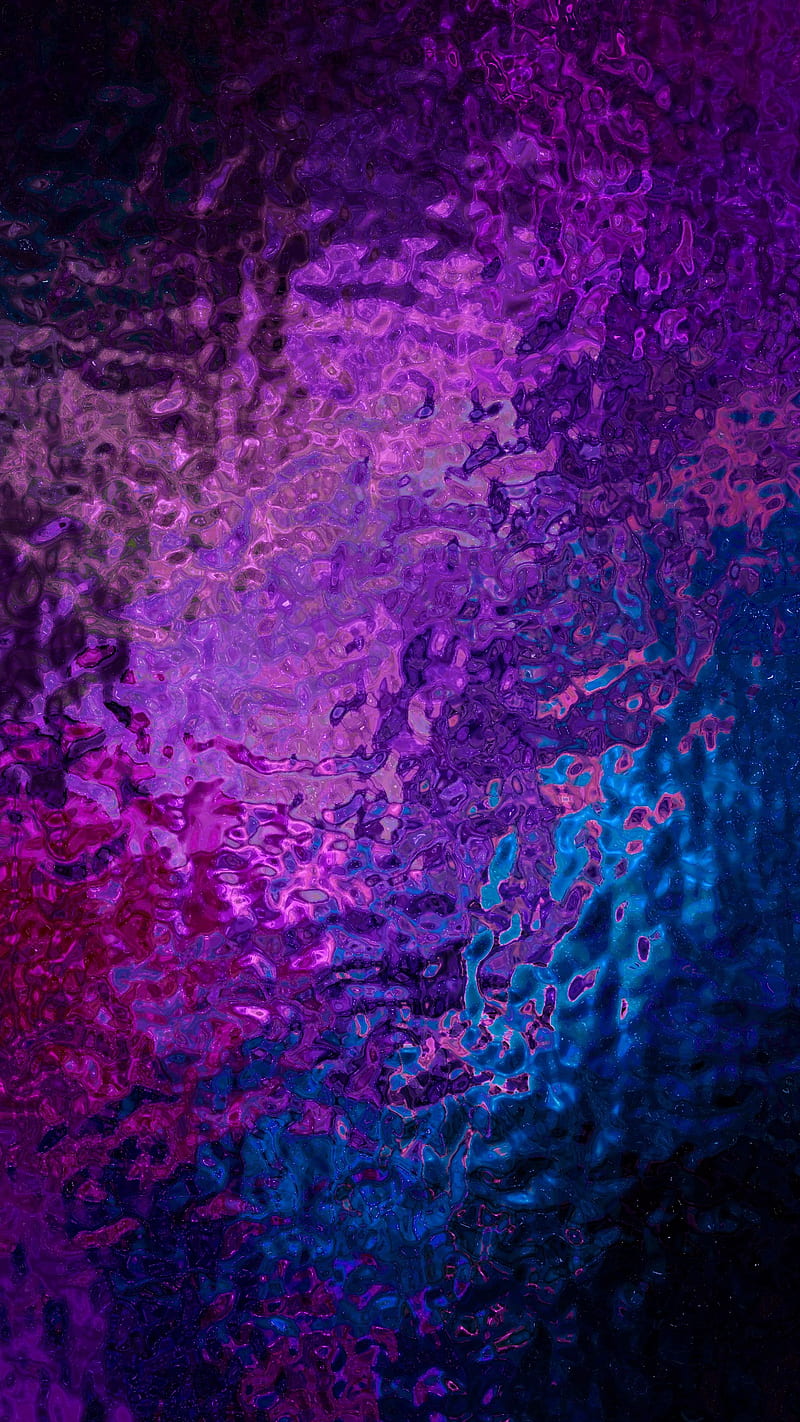 Berry Deep, blue, gleam, glisten, gloss, liquid, ombre, purple, reflective, water, wet, HD phone wallpaper