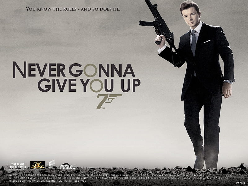 free download | Rick Roll - Never Gonna Give You Up 007, never gonna