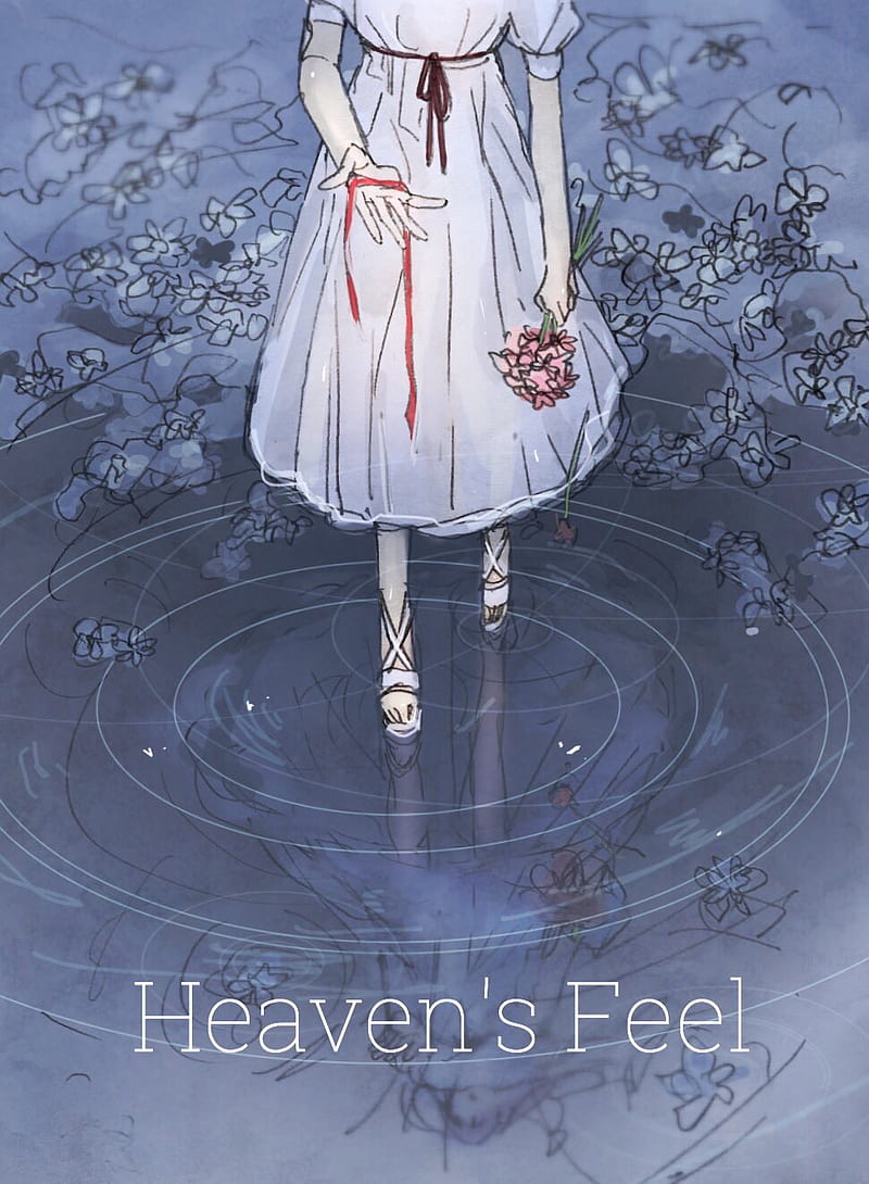 Fate Series, Fate/Stay Night, fate/stay night: heaven's feel, anime girls, white dress, Matou Sakura, fan art, digital art, roses, 2D, white heels, vertical, HD phone wallpaper
