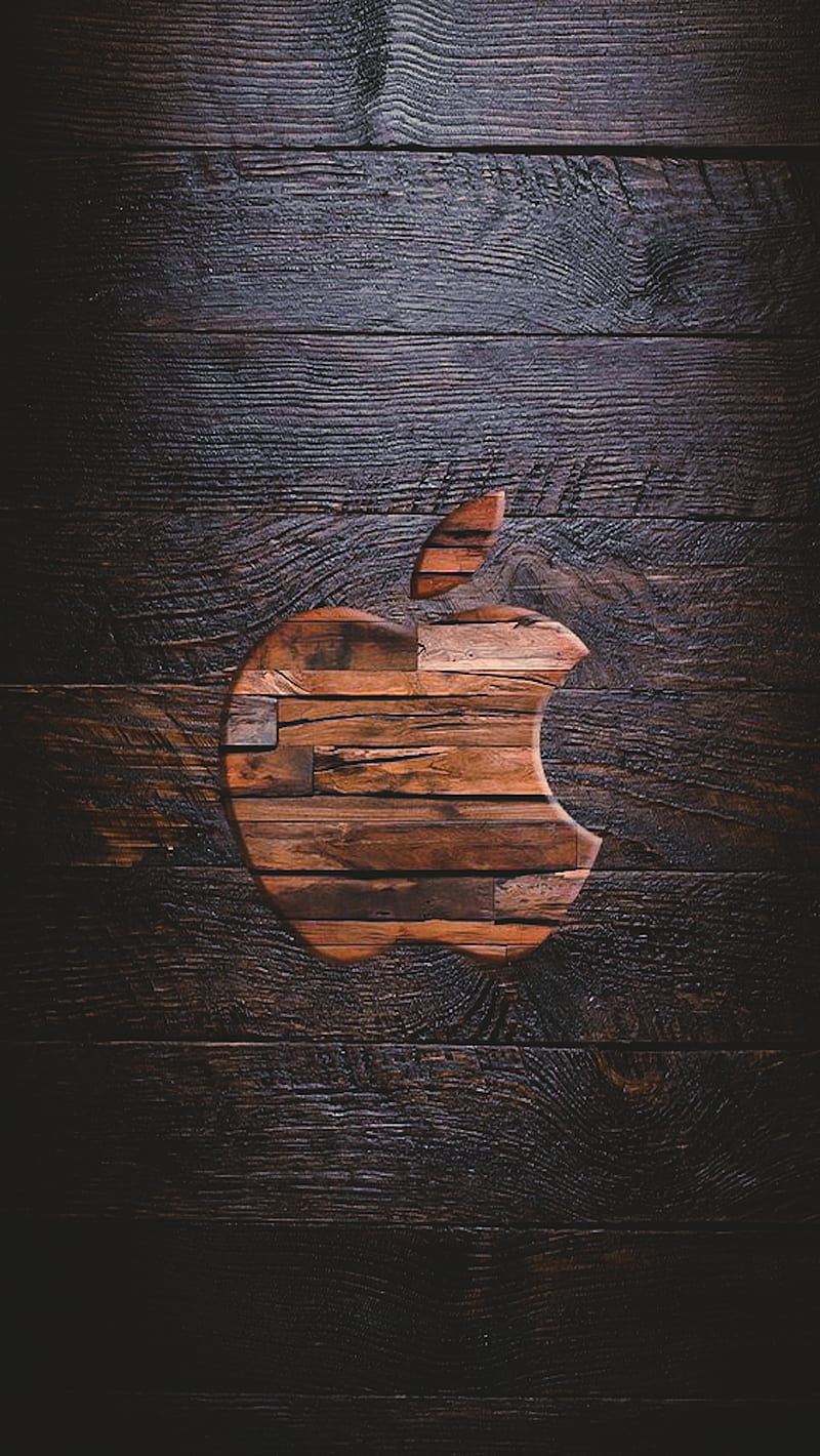 Apple Iphone Apple Apple Cyberpunk Iphone Logo Lover Apple Lphone Wood Hd Mobile Wallpaper Peakpx