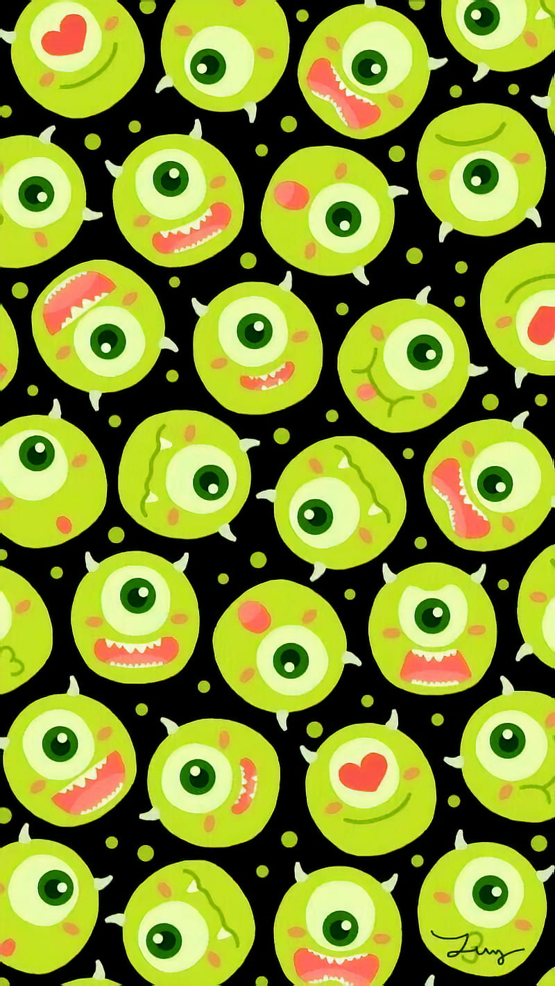 Mike adorable cute green inc lime meme monster one wasowski HD  phone wallpaper  Peakpx