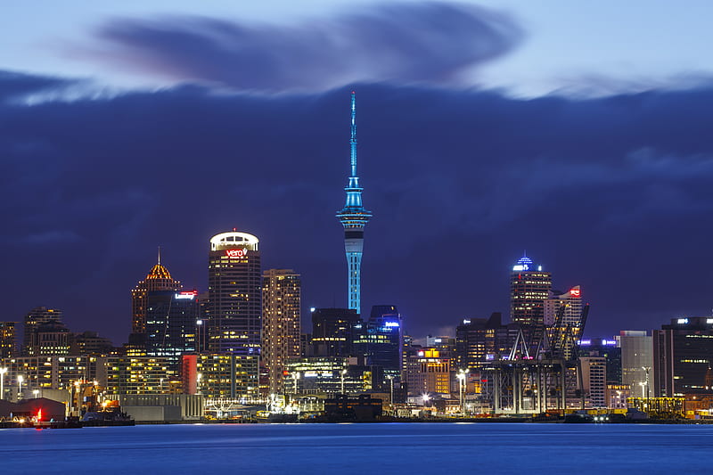 Cities, Auckland, Building, City, New Zealand, Night, Skyscraper, HD  wallpaper | Peakpx