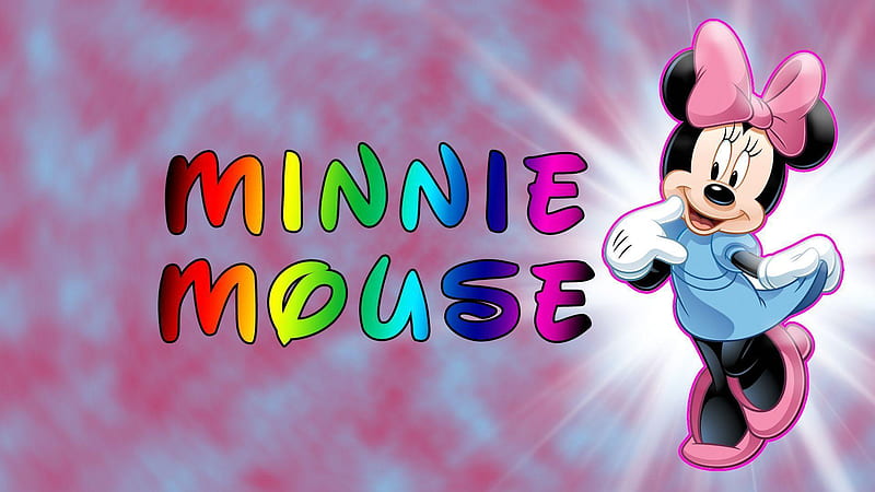 Minnie Mouse With Blue Dress Minnie Mouse, HD wallpaper